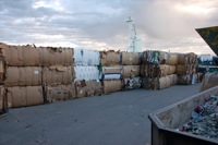 cardboard bales in Lethbridge